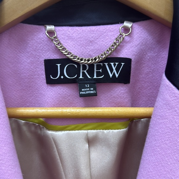 J. Crew orchid wool dress coat size 12 - Picture 2 of 11